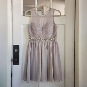 Maniju Fit and Flare Sleeveless Formal Dress, Sz M